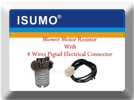 Blower Motor Resistor W/ Electrical Connector Rear Fits: Acura MDX Honda Pilot 