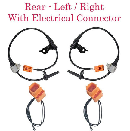 ABS Wheel Speed Sensor & Connectors Rear L/R Fits: Acura TSX 4Cyl 2.4L 2004-2008