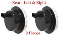 2 x ABS Wheel Speed Sensor +ConnectorRear L/R For RX330 RX350 RX400H Highlander