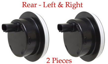 2 x ABS Wheel Speed Sensor +ConnectorRear L/R For RX330 RX350 RX400H Highlander