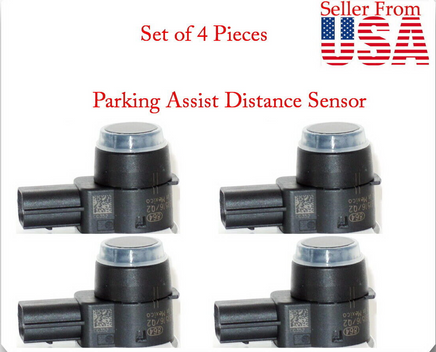 4 Kits Parking Assist Distance Sensor + Holders Rear Fits Cadillac CTS 2008-2015