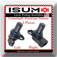 2 x Camshaft Position Sensor W/ Connector Left / Right Fit Hyundai Kia V6 2.7L