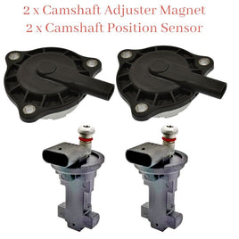 4Pcs Camshaft Position Sensor & Camshaft Adjuster Magnet For Chrysler Dodge Jeep