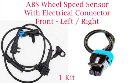  ABS Wheel Speed Sensor With Connector Front- L/R Fits Hummer H3 H3T 2006-2008