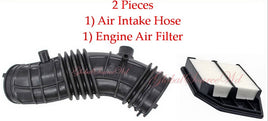 2 Pcs Air Intake Hose & Air Filter Honda Accord 08-12 Honda Crosstour 12-15