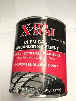 2 Cans of 32 oz 0.9436L X-Tra Seal Tire Tube Patch Chemical Vulcanizing Cement 