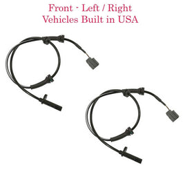 2 x ABS Wheel Speed Sensor Front L/R Fits Nissan Rogue 2014-2020 Built In USA