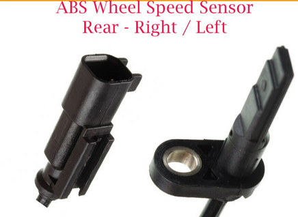 ABS Wheel Speed Sensor W/Connector Rear L/R Fits Fits Ford Lincoln 2010-2019