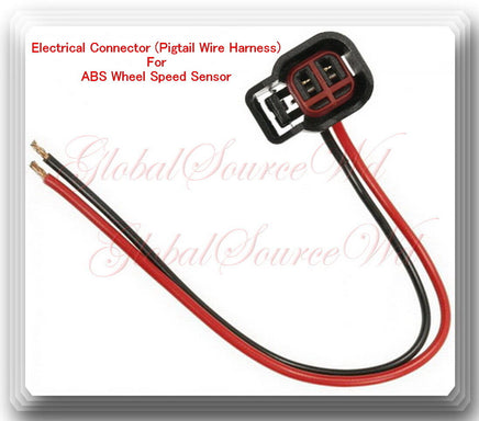 2 ABS Wheel Speed Sensor Front Left & Right W/Connector fit Chrysler Dodge 11-14