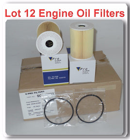 12 X Oil Filter Korea Made Fits: OEM# 26320-3CKB0 Genesis Hyundai Kia 15-20 3.8L