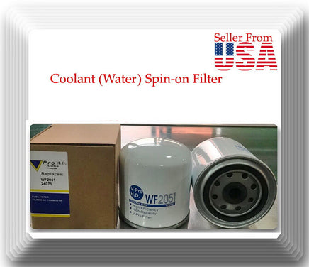 Coolant Spin-on Water Filter WF2051 Fits: Chevrolet Ford GMC Freightliner 