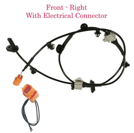 ABS Wheel Speed Sensor & Connector Front-Right Fits:Honda Fit 2007-2008 L4 1.5L