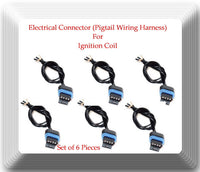 6 Electrical Connector of Ignition Coil UF759 Fits: Kenwoth T660 T800 2014-2015