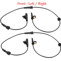2 x ABS Wheel Speed Sensor & Connectors Front L/RFits Nissan Altima 2019-2024