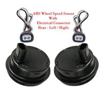 2 x ABS Wheel Speed Sensor + Connectors Rear L/R  Fits: tC Celica Echo Rav4