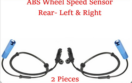 Set 2 ABS Wheel Speed Sensor Rear-Left & Right Fits BMW 525i 528i 530i 540i M3