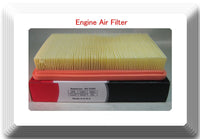 2 Pcs Mass Air Flow Sensor & Engine Air Filter Fits:Elantra  Tiburon Specrta 5