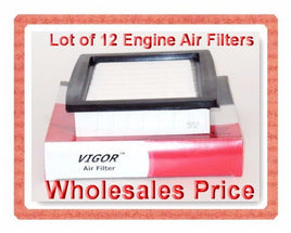 1Case of 12 Engine Air Filters A24636  Fits: Beretta Corsica 89-93 Tempest 89-91