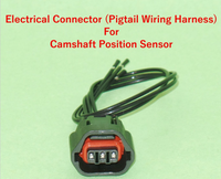 2 Pieces Camshaft/Crankshaft Position Sensor W/Connector Fits: Montero 2001-2006