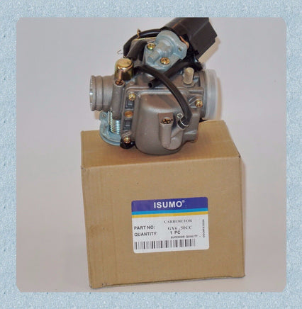 ISUMO  GY6 Scooter Carburator QMB139 50cc 4 Stroke Cycle Engine