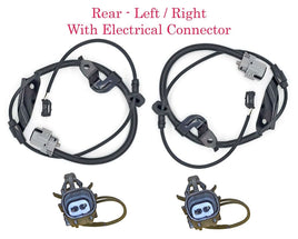 2x ABS Speed Sensor Wire Harness & Connectors Rear L/R  Fits ES350  Avalon Camry