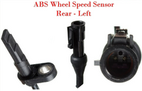 ABS Wheel Speed Sensor W/Connector Rear Left Fit Five Hundred Freestyle  Montego