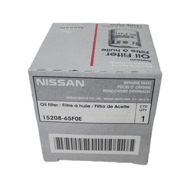 OEM Genuine Nissan Oil Filter 15208-65F0E Works on Infiniti Nissan 1995-2022