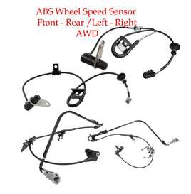 4 ABS Wheel Speed Sensor Front-Rear Left & Right Fits Lexus RX300 1999-2003 AWD
