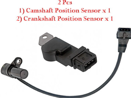 4 Pc CRANKSHAFT/ CAMSHAFT POSITION SENSOR / CONNECTOR FOR  AVEO AVEO5 WAVE WAVE5