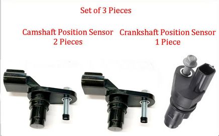 3 x camshaft & Crankshaft Position Sensor Fits:GM Saab Saturn 2007-2017 L4-2.4L