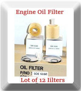 ;Lot of 6 x  Engine Oil Filter Fits: OEM 04152-40060 Scion iQ 2012-2015 L4 1.3L