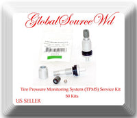 50 Kits Part# 34000 Aluminum Tire Pressure Monitoring System (TPMS) Service Kit