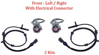 2X ABS Wheel Speed Sensor W/Connector Front Left&Right Fits:Ford F150 2004-2005
