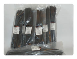 500 Kits 14" Inch  Cable Zip Ties Tensile Rating 50 lb.