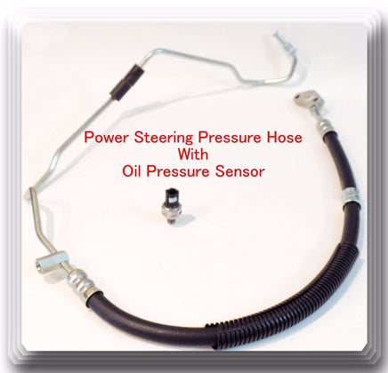 2 PcsPower Steering Pressure Hose & Sensor  For Honda Odyssey 99-04 V6 3.5L