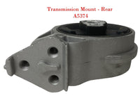 A5374 Transmission Mount - Rear Fits Chevrolet COBALT HHR Pontiac G5 Saturn ION