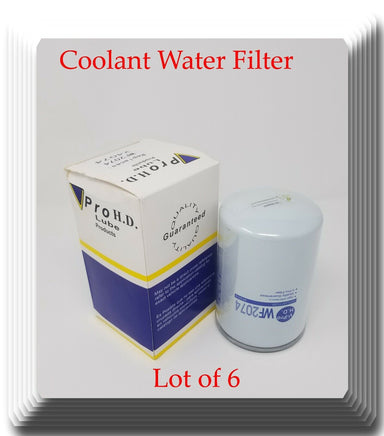 Lot of 6 x WF2074 coolant Spin-on Water Filter Fits:Cat 226-6567 Cummins 3315115