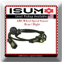 ABS Wheel Speed Sensor W/Connector Rear Right Fits Jeep Grand Cherokee 1999-2004