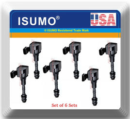 6 PCs Ignition Coil Fits:OEM22433-8J115 Infiniti Nissan V6 3.5L 4.0L 2001-2020