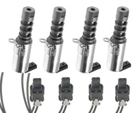 4 x Variable Valve Timing Solenoid & Connectors Fits A4 A5 A6 A6 Quattro Q5 S5