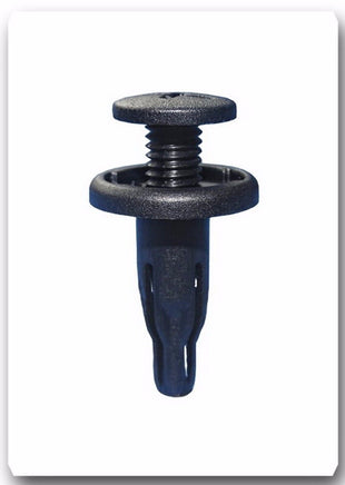100 Pc Garnish - Bumper Retainer Clip Hole:8mm - Head: 18mm - L:21mm Fits: Honda