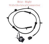 ABS Wheel Speed Sensor & Connector Rear Right Fits: JX35 QX60 Pathfinder