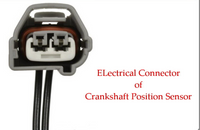 Crankshaft Position Sensor W/Connector Fits: ES300 ES330 RX300 RX330 RX400h 