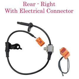 ABS Wheel Sensor Rear & Connector Right Fits: Acura TSX  2.4L 2004-2008