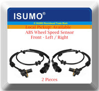 2 ABS Wheel Speed Sensor Front L / R For: F150 2005-2008 MARK LT 2006-2008 4WD