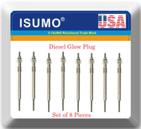 Set of 8 Kits Diesel Glow Plug Fits:OEM#97226202 Chevrolet GMC 2001-2004 V8 6.6L