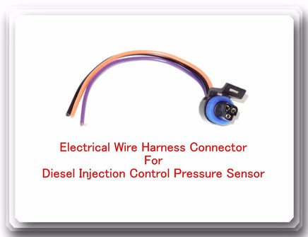 2 Pigtail Connectors of IPR & ICP Sensor Fits:Iternational Navistar DT466E DT466