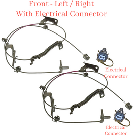 2x ABS Wheel Speed Sensor & Connector Front L/R Fits Toyota Prius, AWD-e,  Prime