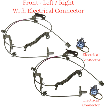 2x ABS Wheel Speed Sensor & Connector Front L/R Fits Toyota Prius, AWD-e,  Prime