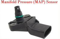 Turbocharger Boost Sensor, MAP Sensor W/Connector Fits Audi Volkswagen 1998-2025
